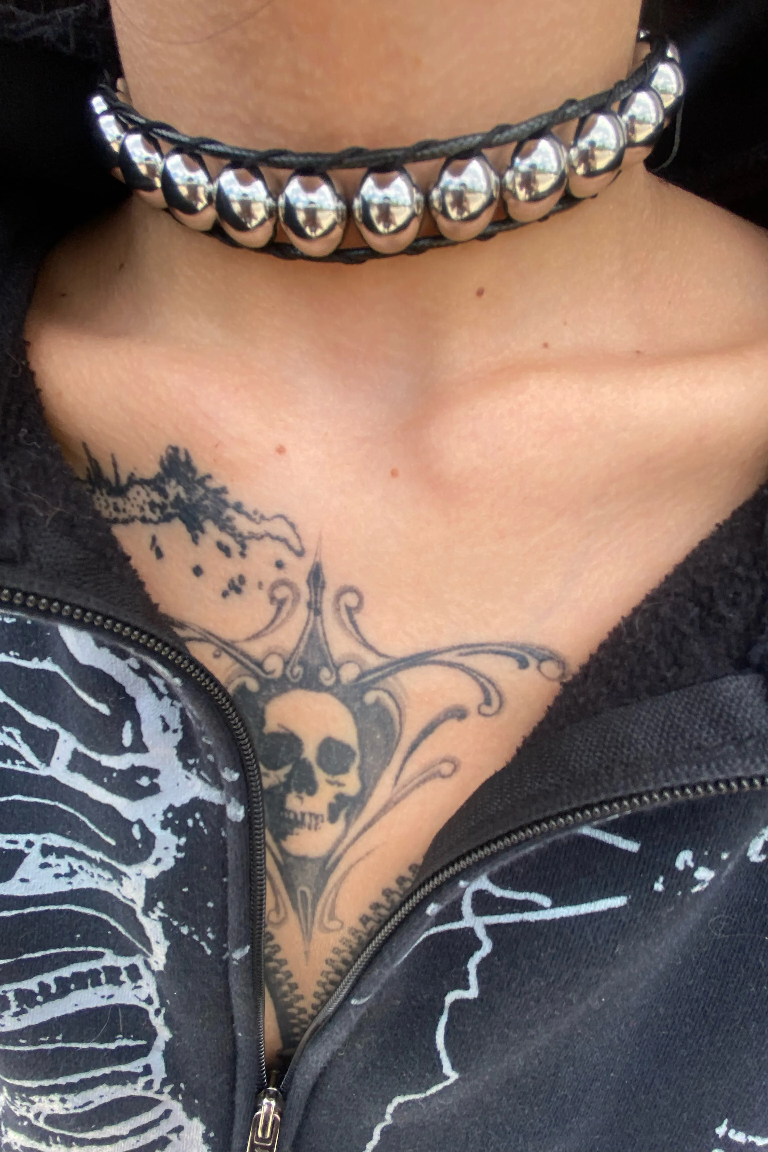 Woven Ball Chain Choker